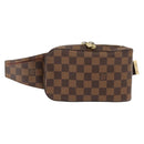 LOUIS VUITTON Damier Ebene Geronimos Shoulder Bag N51994 LV Auth 141625-13