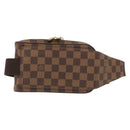 LOUIS VUITTON Damier Ebene Geronimos Shoulder Bag N51994 LV Auth 141625-2