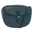 LOUIS VUITTON Epi June Feuille Shoulder Bag Blue M52155 LV Auth 141626-1