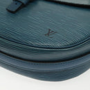 LOUIS VUITTON Epi June Feuille Shoulder Bag Blue M52155 LV Auth 141626-16