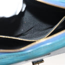 LOUIS VUITTON Epi June Feuille Shoulder Bag Blue M52155 LV Auth 141626-10