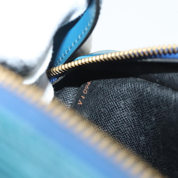 LOUIS VUITTON Epi June Feuille Shoulder Bag Blue M52155 LV Auth 141626