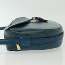 LOUIS VUITTON Epi June Feuille Shoulder Bag Blue M52155 LV Auth 141626-4