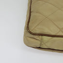 PRADA Shoulder Bag Nylon Beige Auth 141628-15