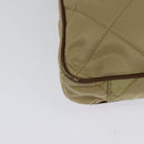 PRADA Shoulder Bag Nylon Beige Auth 141628-16