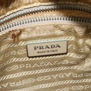 PRADA Shoulder Bag Nylon Beige Auth 141628-9