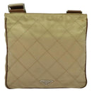 PRADA Shoulder Bag Nylon Beige Auth 141628-13