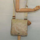 PRADA Shoulder Bag Nylon Beige Auth 141628-23