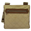 PRADA Shoulder Bag Nylon Beige Auth 141628-2