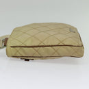 PRADA Shoulder Bag Nylon Beige Auth 141628-3