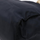 PRADA Hand Bag Nylon Navy Gold Auth 141629-12