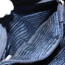 PRADA Hand Bag Nylon Navy Gold Auth 141629-20
