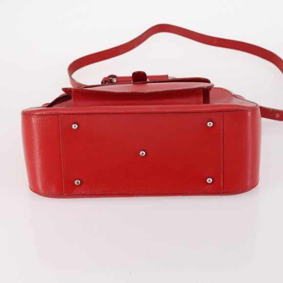 GUCCI Hand Bag Leather 2way Red 000 2058 0307 5 Auth 141632