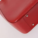 GUCCI Hand Bag Leather 2way Red 000 2058 0307 5 Auth 141632-15