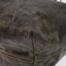 FENDI Zucca Canvas Tote Bag Black Brown Auth 141633-14