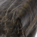 FENDI Zucca Canvas Tote Bag Black Brown Auth 141633-16