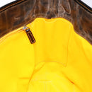 FENDI Zucca Canvas Tote Bag Black Brown Auth 141633-18