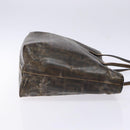 FENDI Zucca Canvas Tote Bag Black Brown Auth 141633-3