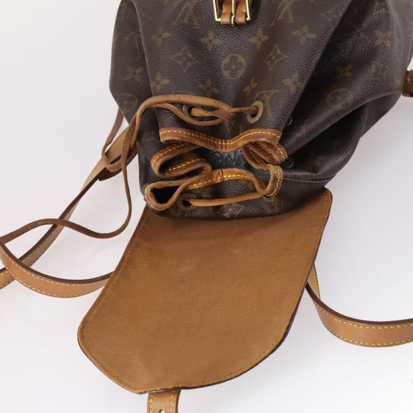 LOUIS VUITTON Monogram Montsouris MM Backpack M51136 LV Auth 141637
