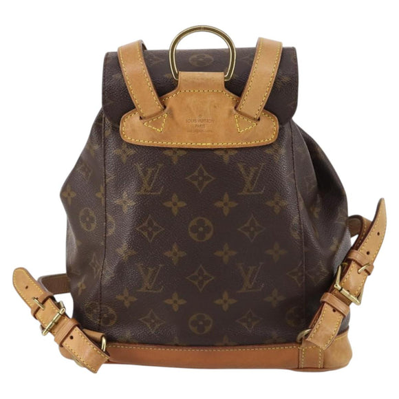LOUIS VUITTON Monogram Montsouris MM Backpack M51136 LV Auth 141637