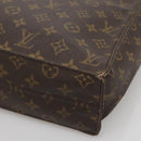 LOUIS VUITTON Monogram Sac Plat Hand Bag M51140 LV Auth 141640-8