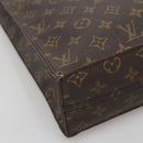 LOUIS VUITTON Monogram Sac Plat Hand Bag M51140 LV Auth 141640-15