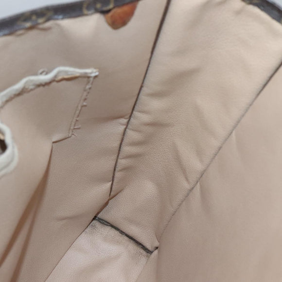 LOUIS VUITTON Monogram Sac Plat Hand Bag M51140 LV Auth 141640