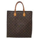 LOUIS VUITTON Monogram Sac Plat Hand Bag M51140 LV Auth 141640-13