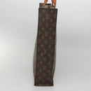 LOUIS VUITTON Monogram Sac Plat Hand Bag M51140 LV Auth 141640-4