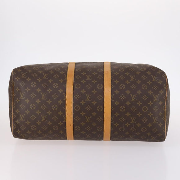 LOUIS VUITTON Monogram Keepall 55 Boston Bag M41424 LV Auth 141641