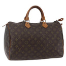 LOUIS VUITTON Monogram Speedy 35 Hand Bag M41524 LV Auth 141644-1
