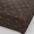 LOUIS VUITTON Monogram Sac Plat Hand Bag M51140 LV Auth 141645-9