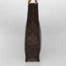 LOUIS VUITTON Monogram Sac Plat Hand Bag M51140 LV Auth 141645-4