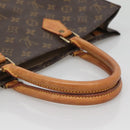 LOUIS VUITTON Monogram Sac Plat Hand Bag M51140 LV Auth 141645-7
