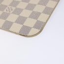 LOUIS VUITTON Damier Azur Neverfull MM Pouch LV Auth 141647-16