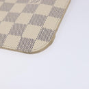 LOUIS VUITTON Damier Azur Neverfull MM Pouch LV Auth 141647-7