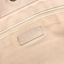CHANEL Camelia Tote Bag Canvas Black Silver CC Auth 141651-17