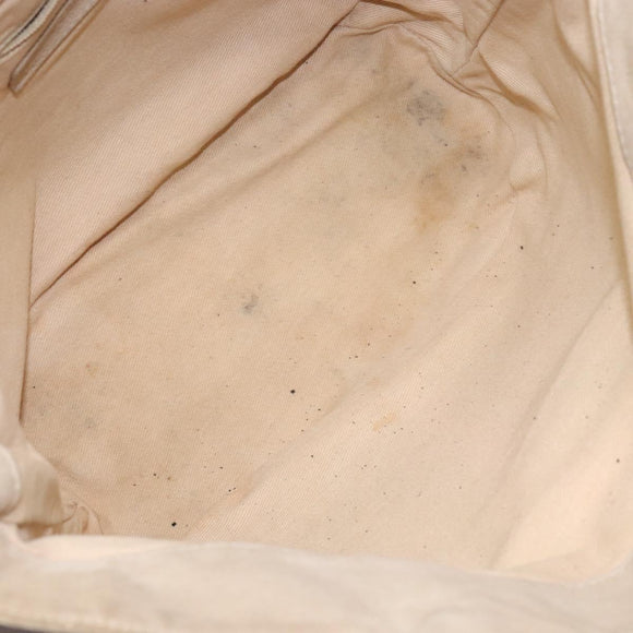 CHANEL Camelia Tote Bag Canvas Black Silver CC Auth 141651