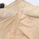 CHANEL Camelia Tote Bag Canvas Black Silver CC Auth 141651-19