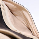 CHANEL Camelia Tote Bag Canvas Black Silver CC Auth 141651-21