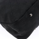 GUCCI GG Canvas Shoulder Bag Black Silver 132260 Auth 141652-11