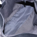 GUCCI GG Canvas Shoulder Bag Black Silver 132260 Auth 141652-16