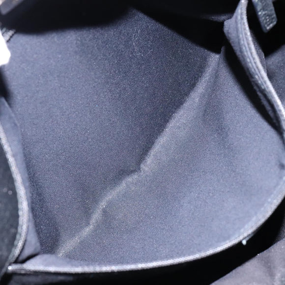 GUCCI GG Canvas Shoulder Bag Black Silver 132260 Auth 141652