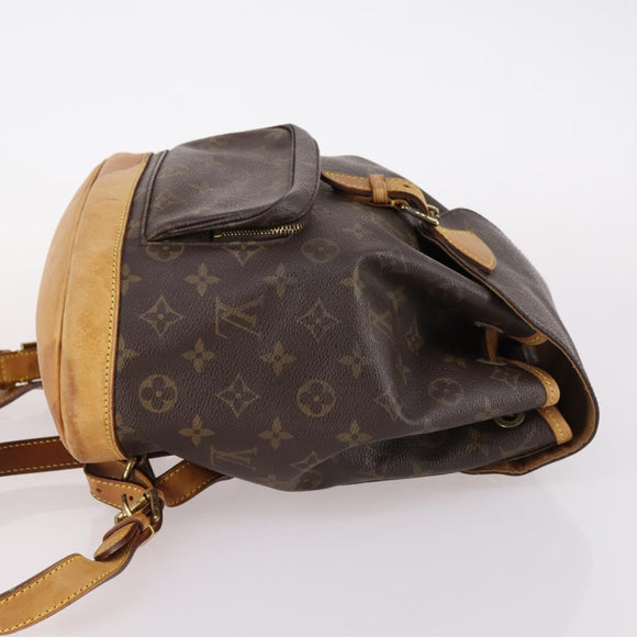 LOUIS VUITTON Monogram Montsouris MM Backpack M51136 LV Auth 141656