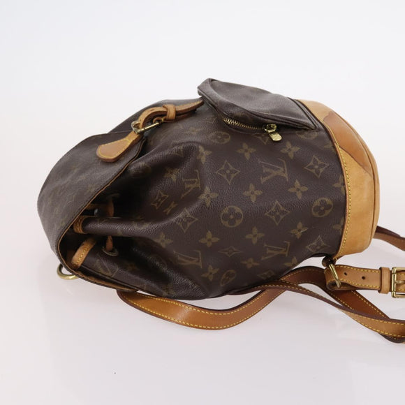 LOUIS VUITTON Monogram Montsouris MM Backpack M51136 LV Auth 141656