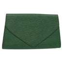 LOUIS VUITTON Epi Art Deco Clutch Bag Green M52634 LV Auth 141660-1