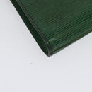 LOUIS VUITTON Epi Art Deco Clutch Bag Green M52634 LV Auth 141660-15