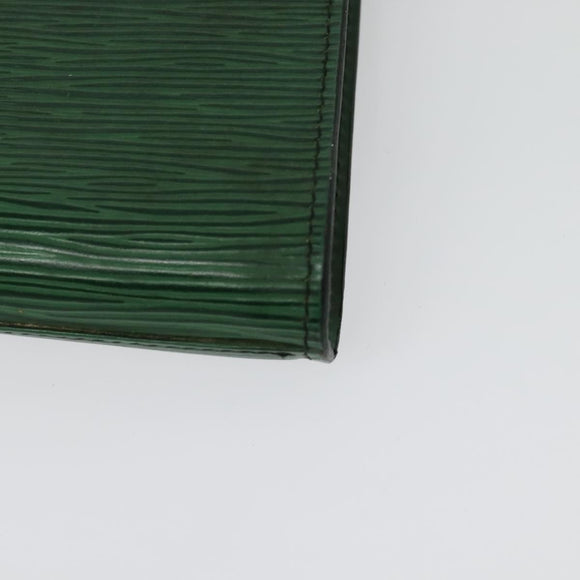LOUIS VUITTON Epi Art Deco Clutch Bag Green M52634 LV Auth 141660