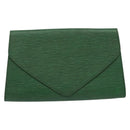 LOUIS VUITTON Epi Art Deco Clutch Bag Green M52634 LV Auth 141660-13