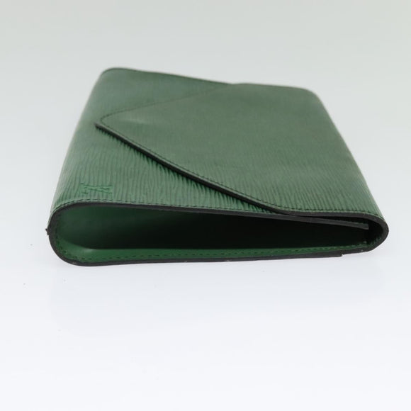 LOUIS VUITTON Epi Art Deco Clutch Bag Green M52634 LV Auth 141660
